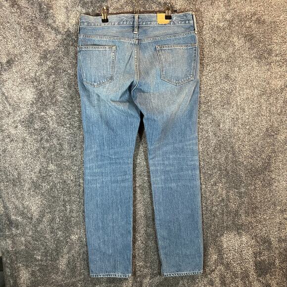 J Crew Jeans Mens 30x30 Light Wash 484 Slim Fit 100% Cotton Midrise Denim New - Picture 2 of 10